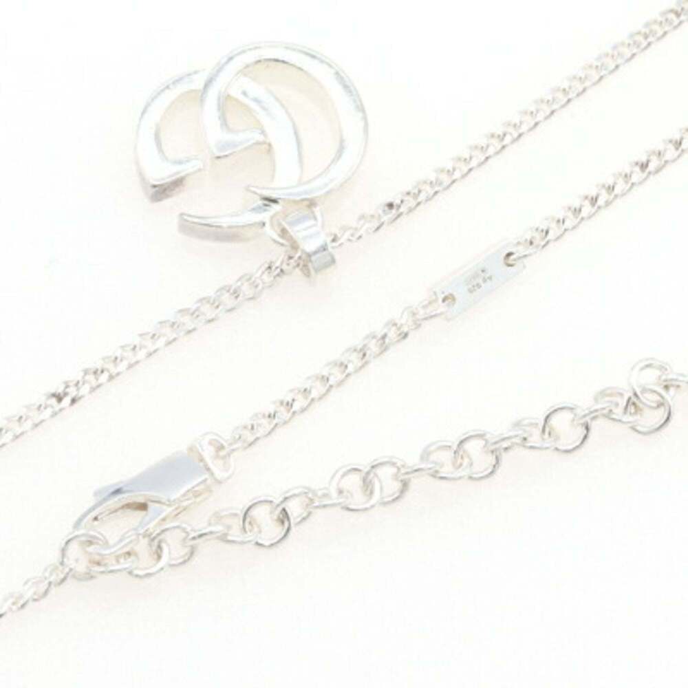 Gucci Double G Necklace 814914 SV Sterling Silver 925 Kihei Chain Pendant Cho... - Picture 3 of 10